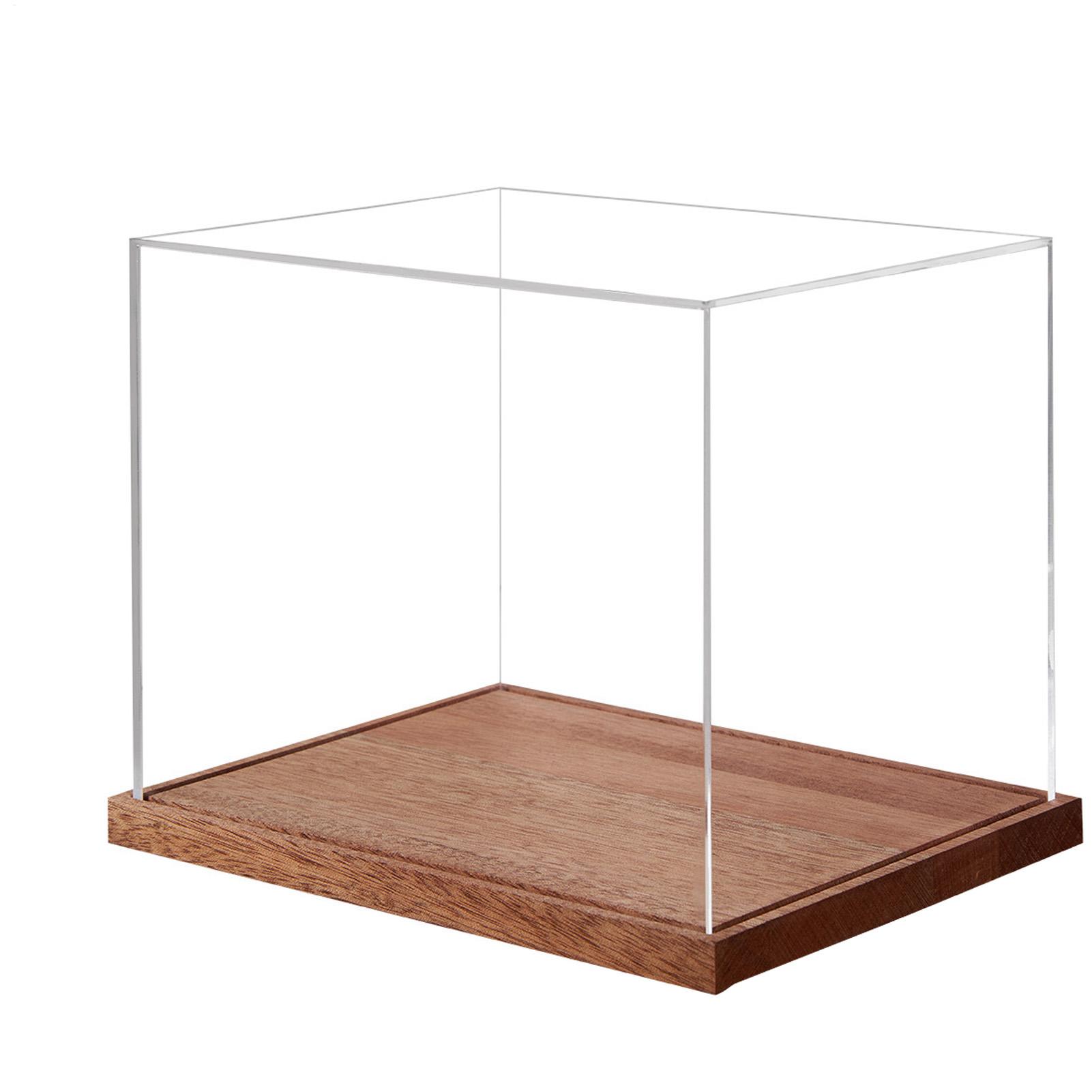 Display Stand Wood - Przezroczysta gablota na kask piłkarski z