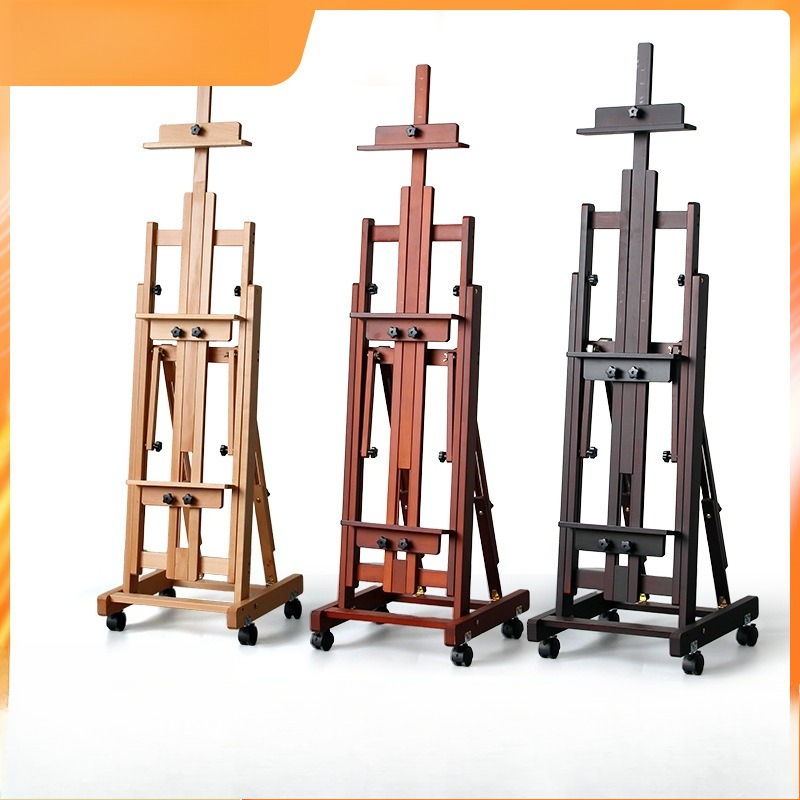 Display Stand Wood - HXL Drewniany Płaski Sztaluga Pionowa z