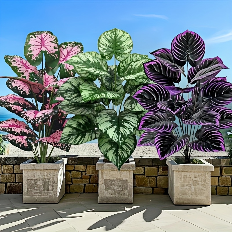 Bonsai Garden Ideas - 3 szt. 60cm Duży Sztuczny Zielony