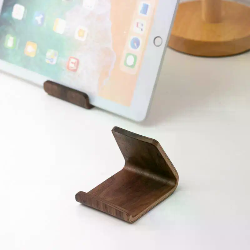 Display Stand Wood - Kreatywny dekor do domowego biura, drewniany