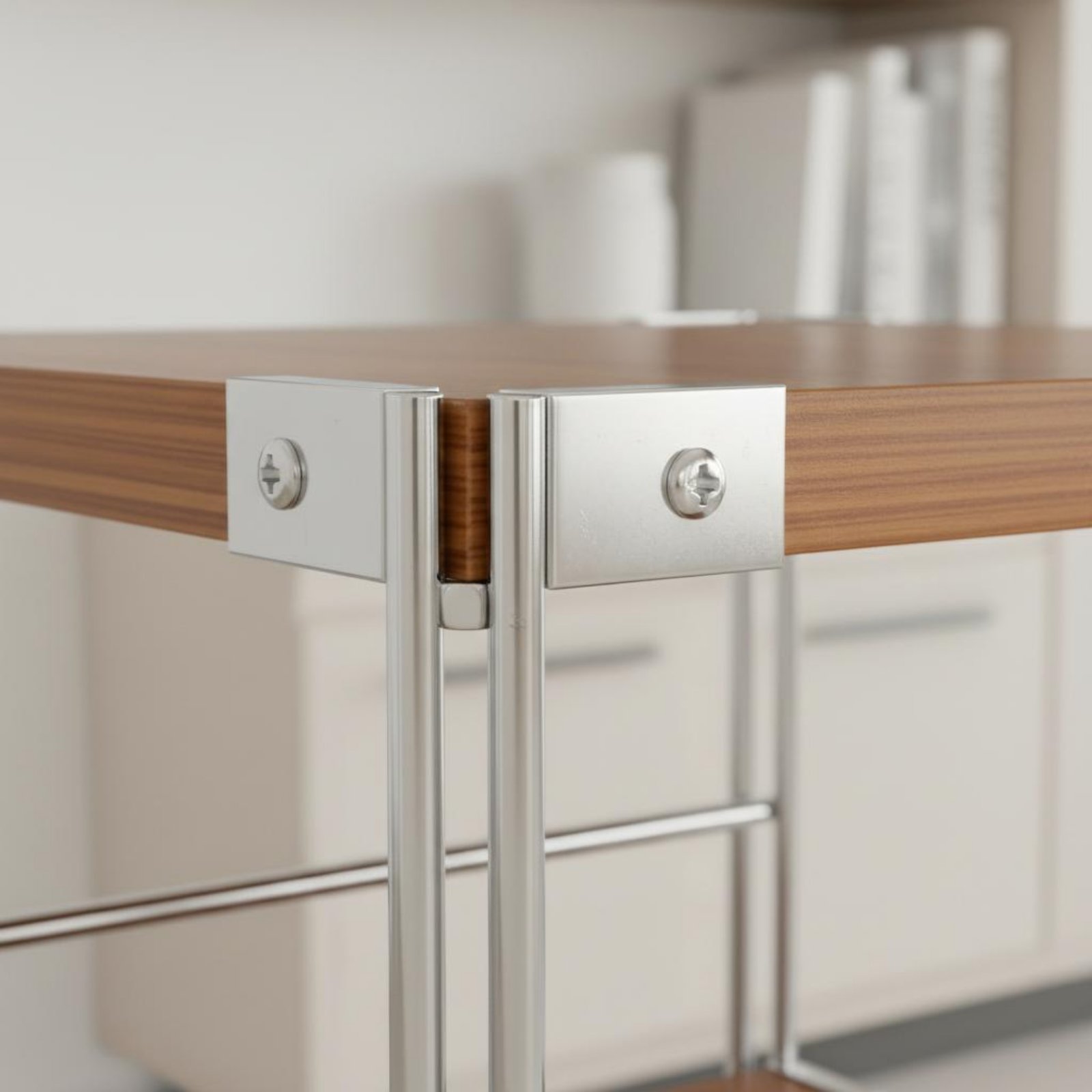 Wąska półka stojąca z podpórka – Display Stand Wood recenzja i cena
