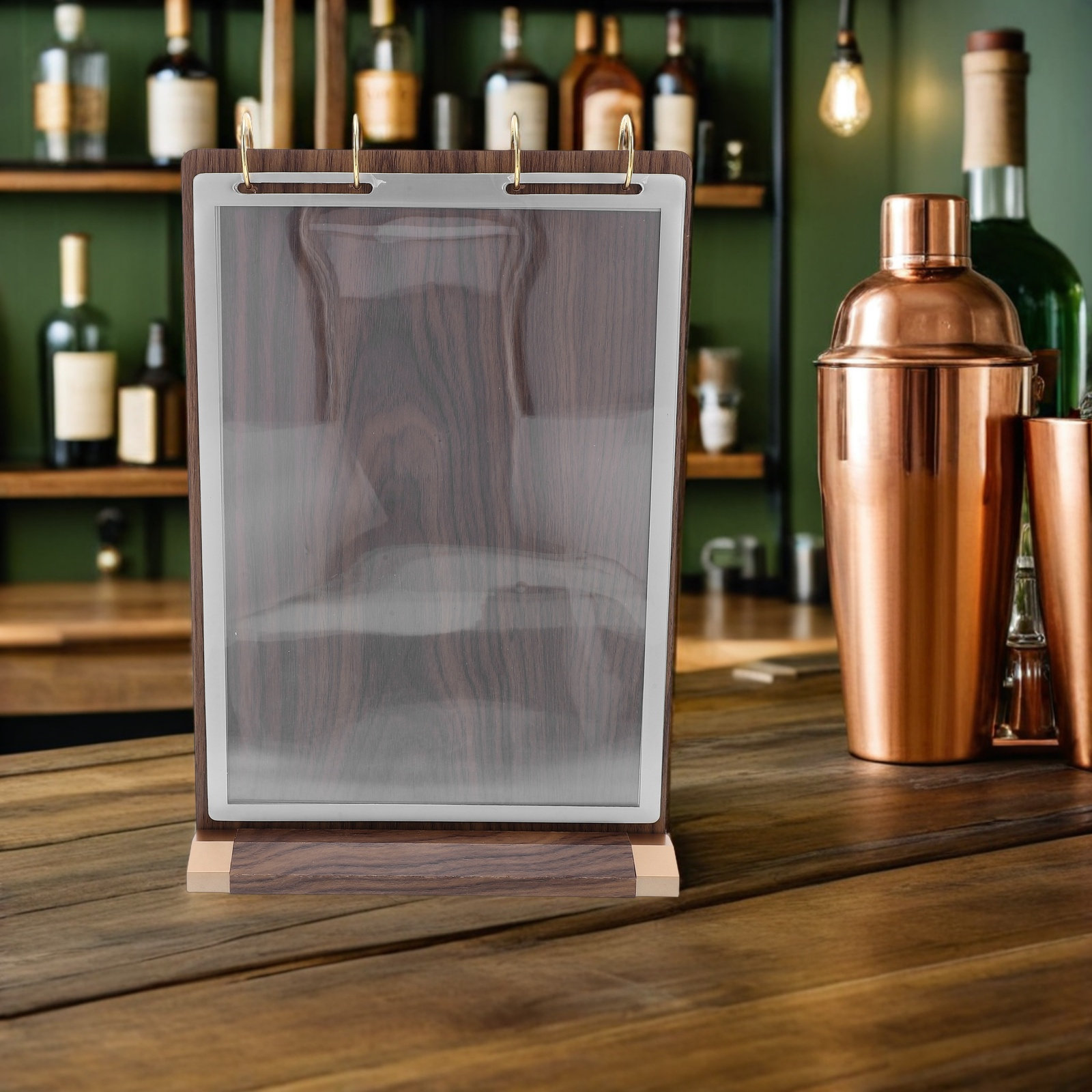 Stojak na menu A4 z drewna orz – Display Stand Wood recenzja i cena