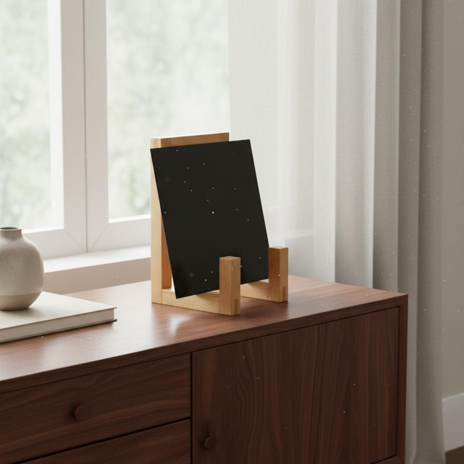 Stojak na winyle, drewniany or – Display Stand Wood recenzja i cena