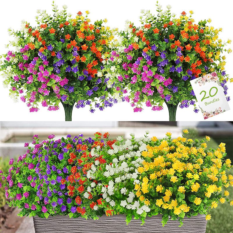 3/6 szt. Sztuczne rośliny kwia – Bonsai Garden Ideas recenzja i cena
