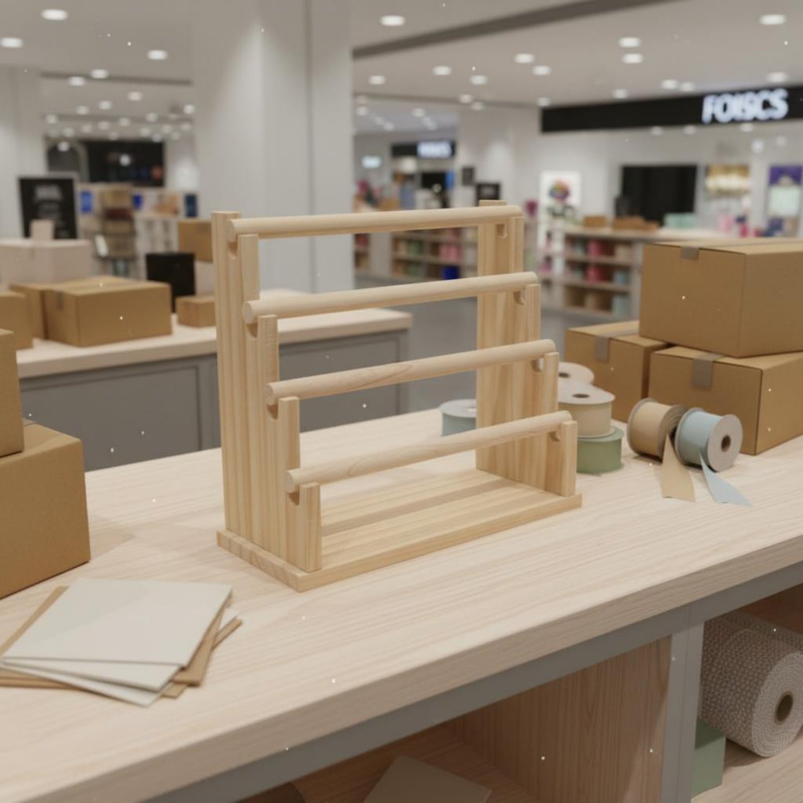 Drewniany organizer na biżuter – Display Stand Wood recenzja i cena