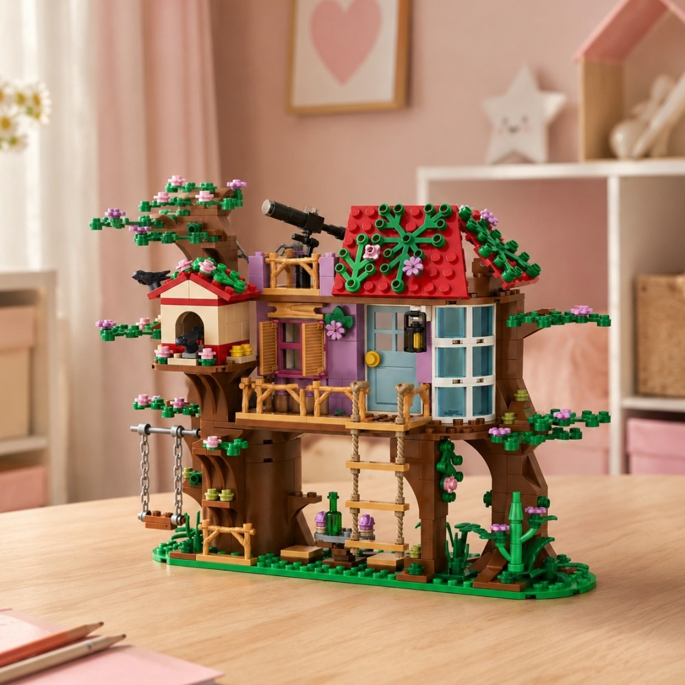 462 elementy Klocki Konstrukcy – Bonsai Garden Ideas recenzja i cena