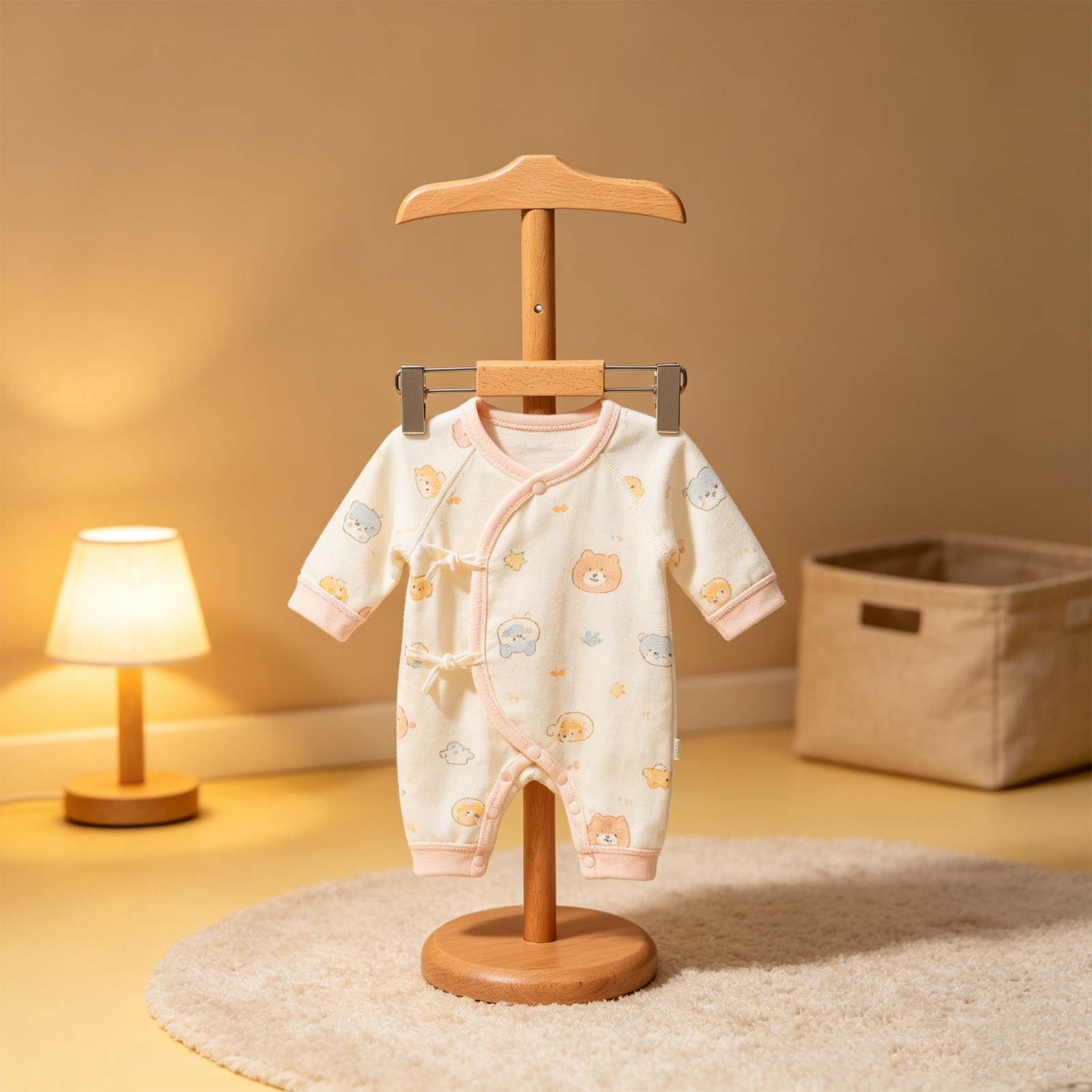 Stojak na ubrania z regulowaną – Display Stand Wood recenzja i cena