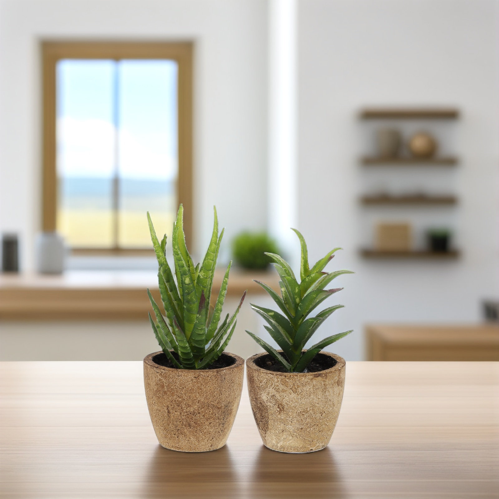 4 szt. Symulowane sukulenty bo – Bonsai Garden And Cafe recenzja i cena